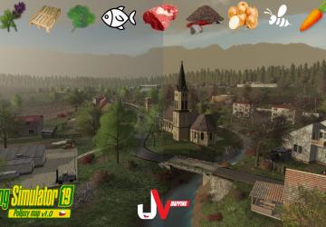 Polipsy Map version 1.0.0.0 for Farming Simulator 2019 (v1.7.x)