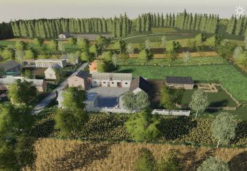 Map Polska Wies (Miedza Tv) version 1.0.0.0 for Farming Simulator 2019 (v1.3.х)