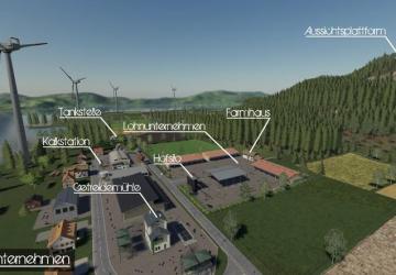Schwatzingen Map version 2.0 for Farming Simulator 2019 (v1.4)
