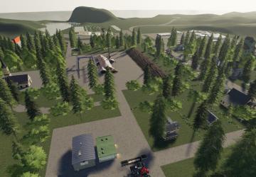 Timberland Map version 1.0.0.0 for Farming Simulator 2019 (v1.5.x)