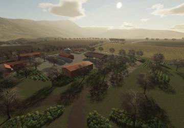 Tuscan Lands Map version 1.0.0.0 for Farming Simulator 2019 (v1.4х)