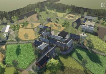 Map Un Air D'Aveyron version 1.0.0.0 for Farming Simulator 2019 (v1.5.х)