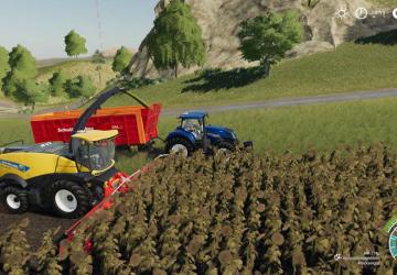 Kemper 390 Plus Crown X-Collect 900-3 version 1.0.0.0 for Farming Simulator 2019 (v1.3.х)