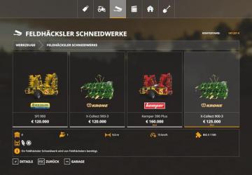 Kemper 390 Plus Crown X-Collect 900-3 version 1.0.0.0 for Farming Simulator 2019 (v1.3.х)