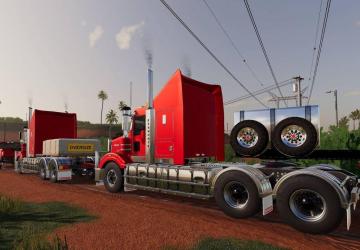 Kenworth T408 SAR version 1.0 for Farming Simulator 2019 (v1.6.0.0)