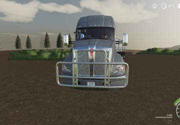 Kenworth T680 with Real Sound version 1.0.0.1 for Farming Simulator 2019 (v1.7)