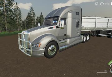 Kenworth T680 with Real Sound version 1.0.0.1 for Farming Simulator 2019 (v1.7)