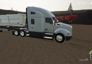 Kenworth T680 with Real Sound version 1.0.0.1 for Farming Simulator 2019 (v1.7)