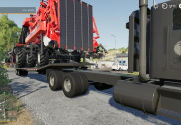 KENWORTH T800 + LOWBED TRAILER version 1.0 for Farming Simulator 2019 (v1.4.1.0)