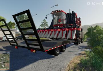 KENWORTH T800 + LOWBED TRAILER version 1.0 for Farming Simulator 2019 (v1.4.1.0)