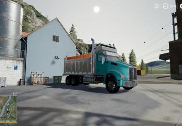 Kenworth T880 Dump Truck version 1.0.0.2 for Farming Simulator 2019 (v1.5.1.0)