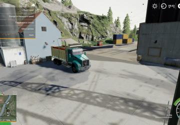 Kenworth T880 Dump Truck version 1.0.0.2 for Farming Simulator 2019 (v1.5.1.0)
