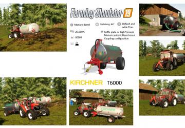 Kirchner T6000 version 1.2.0.0 for Farming Simulator 2019 (v1.7.x)