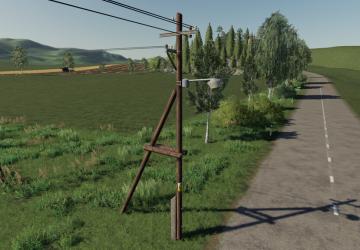 Kit For Power Lines (Prefab*) version 1.0.0.0 for Farming Simulator 2019