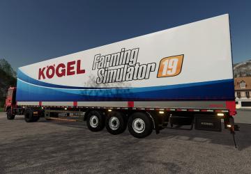 Kogel 51ft Autoloader version 2.1 for Farming Simulator 2019 (v1.5.x)