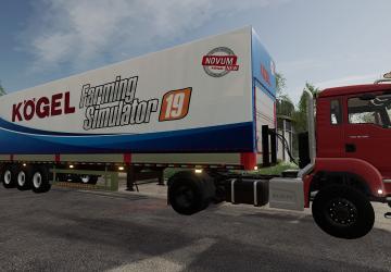 Kogel 51ft Autoloader version 2.1 for Farming Simulator 2019 (v1.5.x)