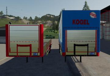 Kogel Autoloader Semi Trailer 15m version 1.0 for Farming Simulator 2019 (v1.5.x)