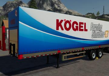 Kogel Autoloader Semi Trailer 15m version 1.0 for Farming Simulator 2019 (v1.5.x)