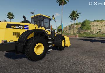Komatsu WA380 version 1.0.0.0 for Farming Simulator 2019 (v1.7.x)