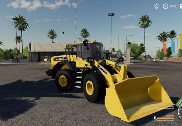 Komatsu WA380 version 1.0.0.0 for Farming Simulator 2019 (v1.7.x)