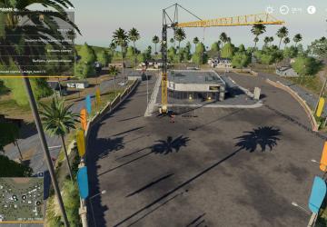 Tower Crane (Liebherr 81k) Fixed version 1.0 for Farming Simulator 2019 (v1.7.x)