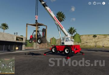Chelyabinsk Crane on Super Maneuverable Manitou Chassis v1.0.0 for Farming Simulator 2019 (v1.7.x)