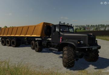 KrAZ-255B New Life Version + MAZ-953000-017 v2.5.0.0 for Farming Simulator 2019 (v1.3.x)