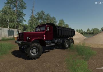 KrAZ-255B New Life Version + MAZ-953000-017 v2.5.0.0 for Farming Simulator 2019 (v1.3.x)
