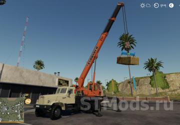 Kraz 258 - Mobile Crane (Ulyanovets) version 2.0.0 for Farming Simulator 2019 (v1.7.x)