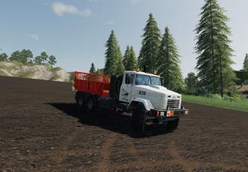 KRAZ 6322 (MEZ 330) version 1.1.1.1 for Farming Simulator 2019 (v1.5.x)