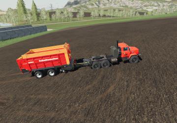KRAZ 6322 (MEZ 330) version 1.1.1.1 for Farming Simulator 2019 (v1.5.x)
