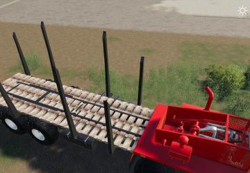 KrAZ-7634HE 8x8 Timber Truck version 1.0.0.0 for Farming Simulator 2019 (v1.4х)