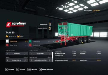 Kroeger TAW 30 Umbau version 1.0 for Farming Simulator 2019