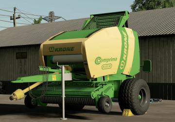 Krone Comprima F155 XC version 1.0.0.0 for Farming Simulator 2019 (v1.7.x)