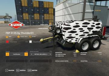 Kuhn FBP 3135 Th01 version 1.0.0.1 for Farming Simulator 2019 (v1.6.0.0)