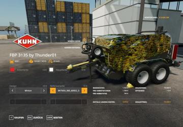 Kuhn FBP 3135 Th01 version 1.0.0.1 for Farming Simulator 2019 (v1.6.0.0)