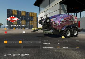 Kuhn FBP 3135 Th01 version 1.0.0.1 for Farming Simulator 2019 (v1.6.0.0)