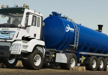 Kumm Tanker Semi-Trailer version 1.0.0.0 for Farming Simulator 2019 (v1.5.x)