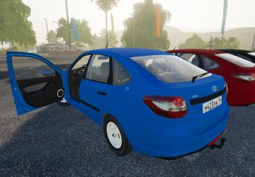 Lada Granta Liftback version 1.0 for Farming Simulator 2019 (v1.5.1.0)