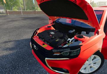 Lada Vesta version 2.0 for Farming Simulator 2019 (v1.5.1.0)
