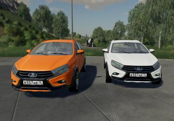 Lada Vesta version 1.0 for Farming Simulator 2019 (v1.5.x)