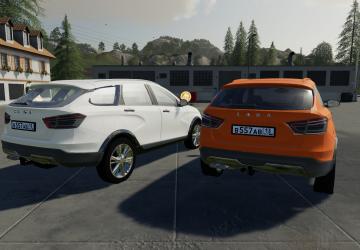 Lada Vesta version 1.0 for Farming Simulator 2019 (v1.5.x)