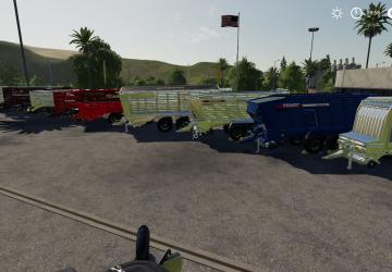 Ladewagen Mod pack version 1.0.0.0 for Farming Simulator 2019 (v1.4х)