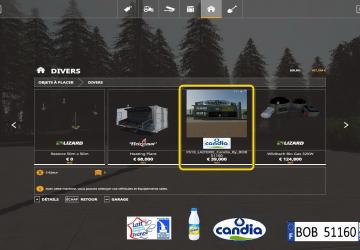 LAITERIE Candia By BOB51160 version 1.0.0.0 for Farming Simulator 2019 (v1.3.х)