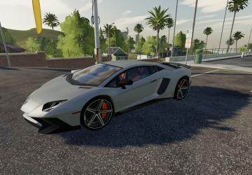 Lamborghini Aventador LP750-4 SV version 2.0 for Farming Simulator 2019 (v1.3.x)