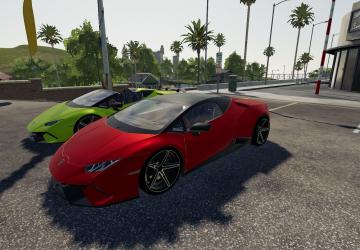 Lamborghini Huracan Spyder version 1.0 for Farming Simulator 2019 (v1.3.x)