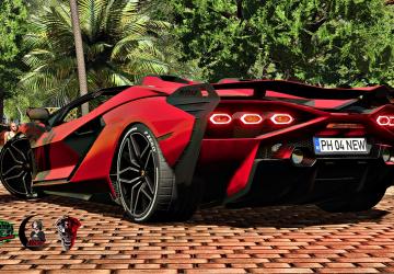 Lamborghini Sian Roadster version 1.0.0.0 for Farming Simulator 2019 (v1.7x)
