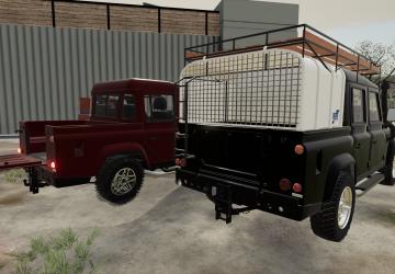 Land Rover Defender 110 Pickup version 2.0 for Farming Simulator 2019 (v1.6.x)