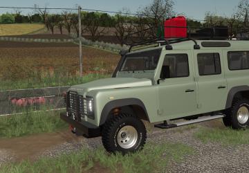Land Rover Defender 110 Station Wagon 2011 v2.0 for Farming Simulator 2019 (v1.6.x)