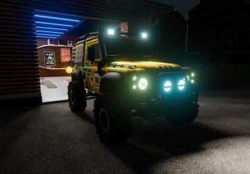 Land Rover Defender 90 version 1.0.0.0 for Farming Simulator 2019 (v1.7.x)